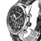 Buy Shop Emporio Armani Sportivo Black Dial Two Tone Ceramic Bracelet Watch For Men - AR5866 USA Online