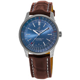 Buy Shop Breitling Navitimer 1 Automatic 41mm Blue Dial Brown Steel Strap Watch for Men - A17326161C1P1 USA Online