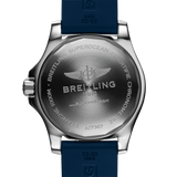 Buy Shop Breitling Superocean 44mm Automatic Blue Dial Blue Rubber Strap Watch for Men - A17367D81C1S2 USA Online