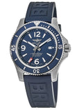 Buy Shop Breitling Superocean 44mm Automatic Blue Dial Blue Rubber Strap Watch for Men - A17367D81C1S2 USA Online