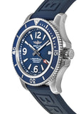 Buy Shop Breitling Superocean 44mm Automatic Blue Dial Blue Rubber Strap Watch for Men - A17367D81C1S2 USA Online