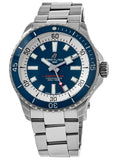 Breitling Superocean Automatic 42mm Blue Dial Silver Steel Strap Watch for Men - A17375E71C1A1