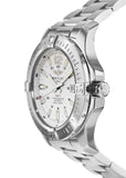 Buy Shop Breitling Colt Automatic Silver Dial Black Leather Mens Watch - A1738811/G791/173A USA Online