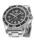 Buy Shop Breitling Superocean II 44mm Black Dial Black Steel Strap Watch for Men - A17392D71B1A1 USA Online