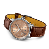 Buy Shop Breitling Navitimer Automatic 35 Brown Dial Brown Leather Strap Watch for Men - A17395201K1P1 USA Online