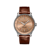 Buy Shop Breitling Navitimer Automatic 35 Brown Dial Brown Leather Strap Watch for Men - A17395201K1P1 USA Online