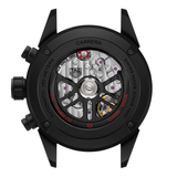 Buy Shop Tag Heuer Carrera Automatic Chronograph Black Dial Black Rubber Strap Watch for Men - CBG2A90.FT6173 USA Online