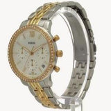Buy Shop Fossil Neutra Chronograph Mother of Pearl White Dial Two Tone Steel Strap Watch for Women - ES5216 USA Online