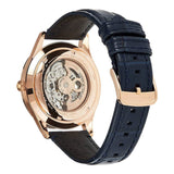 Buy Shop Emporio Armani Meccanico Automatic White Dial Blue Leather Strap Watch For Men - AR1947 USA Online