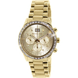Buy Shop Michael Kors Brinkley Diamonds Gold Dial Gold Steel Strap Watch for Women - MK6187 USA Online