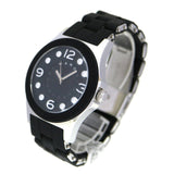 Buy Shop Marc Jacobs Pelly Black Dial Black Silicone Strap Watch for Women - MBM2544 USA Online