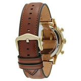 Buy Shop Fossil Townsman Chronograph Black Dial Brown Leather Strap Watch for Men - FS5338 USA Online
