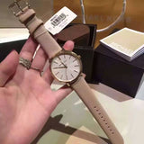 Buy Shop Michael Kors Jaryn Quartz Gold Dial Pink Leather Strap Watch For Women - MK2471 USA Online