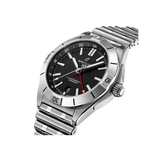 Buy Shop Breitling Chronomat GMT 40 Automatic Black Dial Silver Steel Strap Watch for Men - A32398101B1A1 USA Online