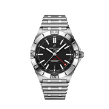 Buy Shop Breitling Chronomat GMT 40 Automatic Black Dial Silver Steel Strap Watch for Men - A32398101B1A1 USA Online