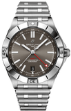 Buy Shop Breitling Chronomat GMT 40 Brown Dial Silver Steel Strap Watch for Men - A32398101M1A1 USA Online