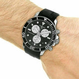 Buy Shop Tissot Seastar 1000 Chronograph Black Dial Black Rubber Strap Watch For Men - T120.417.17.051.00 USA Online