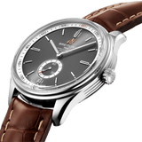 Buy Shop Breitling Premier Automatic 40mm Grey Dial Brown Leather Strap Watch for Men - A37340351B1P2 USA Online