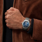 Buy Shop Breitling Premier Automatic 40mm Blue Dial Silver Steel Strap Watch for Men - A37340351C1A1 USA Online