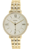 Buy Shop Fossil Jacqueline Gold Dial Gold Steel Strap Watch for Women - ES3547 USA Online