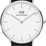 Buy Shop Daniel Wellington Classic Cornwall White Dial Black Nylon Strap Watch For Men - DW00100260 USA Online