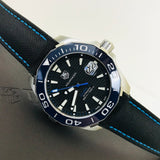 Buy Shop Tag Heuer Aquaracer Calibre 5 Automatic Black Dial Black Nylon Strap Watch for Men - WAY211B.FC6363 USA Online