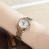 Buy Shop Tissot Le Locle Automatic Small Lady White Dial Two Tone Steel Strap Watch For Women - T41.2.183.34 USA Online