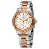 Buy Shop Guess Mist Quartz Silver Dial Two Tone Steel Strap Watch For Women - W0443L4 USA Online