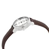 Buy Shop Tissot Le Locle Automatic Lady Silver Dial Brown Leather Strap Watch For Women - T41.1.113.77 USA Online