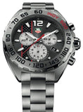 Buy Shop Tag Heuer Formula 1 Chronograph Grey Dial Silver Steel Strap Watch for Men - CAZ1114.BA0877 USA Online