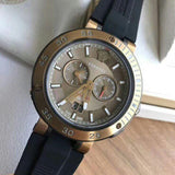 Buy Shop Versace V Extreme Chronograph Brown Tone Dial Black Rubber Strap Watch for Men - VCN030017 USA Online