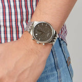 Buy Shop Tissot T Classic Tradition Chronograph Black Dial Silver Steel Strap Watch For Men - T063.617.11.067.00 USA Online