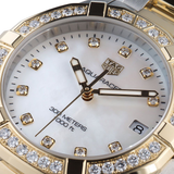 Tag Heuer Aquaracer Quartz 32mm Mother of Pearl Dial Two Tone Steel Strap Watch for Women - WBD1323.BB0320