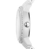 Buy Shop Emporio Armani Ceramic White Dial White Ceramic Bracelet Watch For Women - AR1477 USA Online