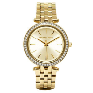 Buy Shop Michael Kors Darci Gold Dial Gold Steel Strap Watch for Women - MK3365 USA Online