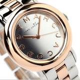 Buy Shop Marc Jacobs Marci Brown Dial Two Tone Steel Strap Watch for Women - MBM3171 USA Online