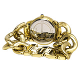 Buy Shop Michael Kors Nini Three Hand Gold Dial Gold Steel Strap Watch For Women - MK3235 USA Online