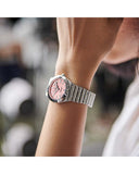 Buy Shop Breitling Chronomat 32 Diamonds Pink Dial Silver Steel Strap Watch for Women - A77310101K1A1 USA Online