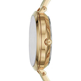 Buy Shop Michael Kors Jaryn Quartz Gold Dial Gold Steel Strap Watch For Women - MK3734 USA Online