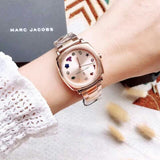 Buy Shop Marc Jacobs Mandy Rose Gold Dial Rose Gold Steel Strap Watch for Women - MJ3550 USA Online