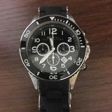 Buy Shop Marc Jacobs Rock Chronograph Black Dial Black Silicone Strap Watch for Women - MBM2551 USA Online