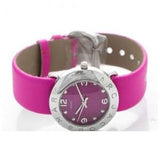 Buy Shop Marc Jacobs Amy Purple Dial Red Leather Strap Watch for Women - MBM1138 USA Online