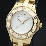 Buy Shop Marc Jacobs Amy White Dial Gold Steel Strap Watch for Women - MBM3051 USA Online