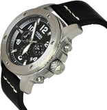 Buy Shop Fossil Modern Machine Chronograph Black Dial Black Leather Strap Watch for Men - FS4928 USA Online