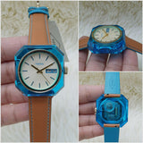 Buy Shop Fossil Candy White Dial Brown Leather Strap Watch for Men - ES3536 USA Online