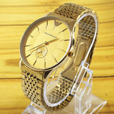 Buy Shop Emporio Armani Classic Silver Dial Two Tone Steel Strap Watch For Men - AR1839 USA Online