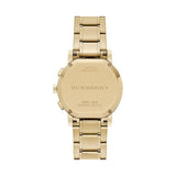 Burberry The City Gold Dial Gold Steel Strap Watch for Women - BU9753