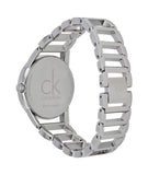 Buy Shop Calvin Klein Stately Silver Dial Silver Steel Strap Watch for Women - K3G2312W USA Online