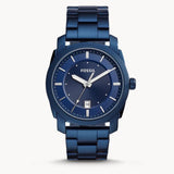 Buy Shop Fossil Machine Blue Dial Blue Steel Strap Watch for Men - FS5231 USA Online