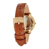 Buy Shop Michael Kors Portia Quartz White Dial Brown Leather Strap Watch For Women - MK2734 USA Online